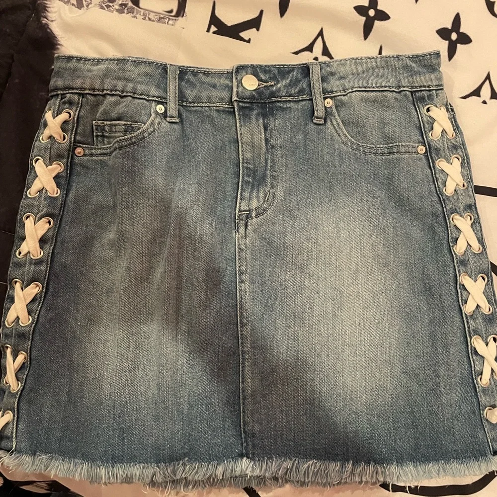 Tractr teen denim skirt